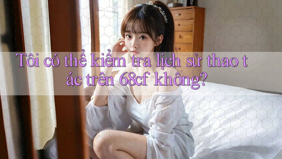 Tôi có thể kiểm tra lịch sử thao tác trên 68cf không? Tôi có thể kiểm tra lịch sử thao tác trên 68cf không?