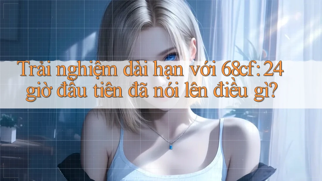 Trải nghiệm dài hạn với 68cf: 24 giờ đầu tiên đã nói lên điều gì?