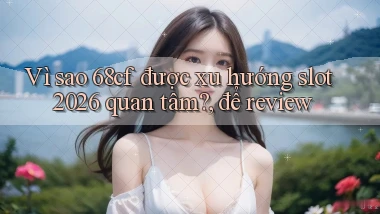 Vì sao 68cf được xu hướng slot 2026 quan tâm, để review
