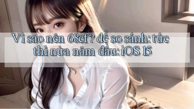 Vì sao nên 68cf để so sánh tức thì nửa năm đầu iOS 15
